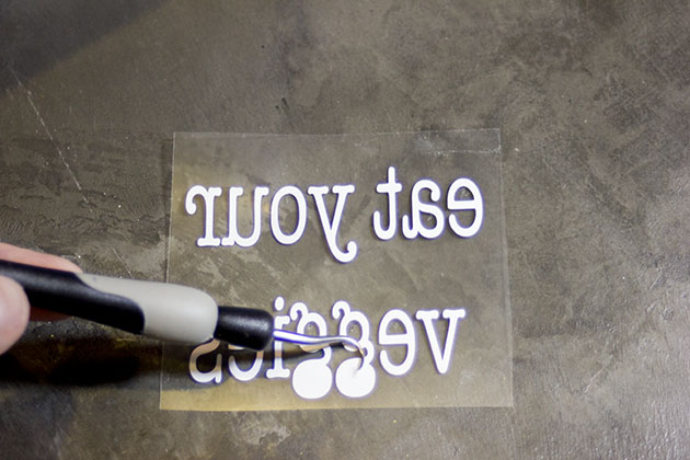 Weeding vinyl for hostess gift idea