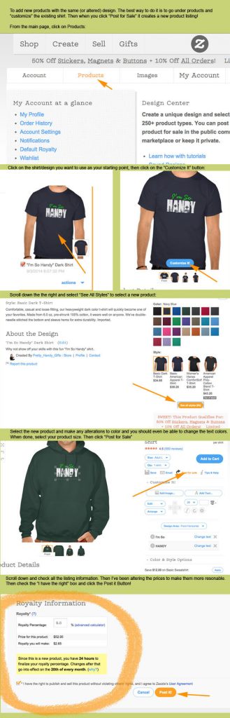 How to Create Your Own Zazzle Shirts | Pretty Handy Girl