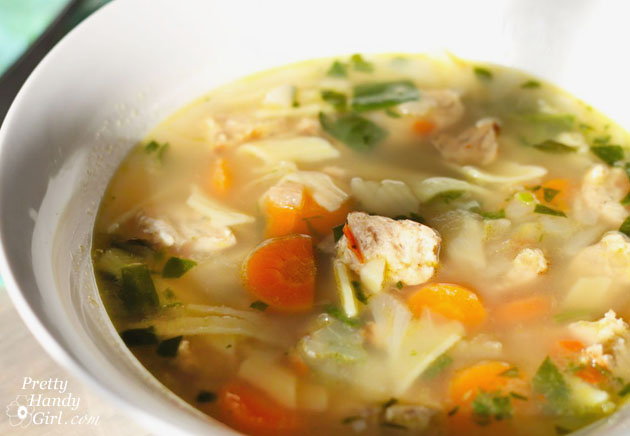 Gluten Free Chicken Noodle Soup | Pretty Handy Girl