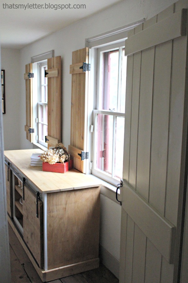 DIY Interior Cedar Shutters