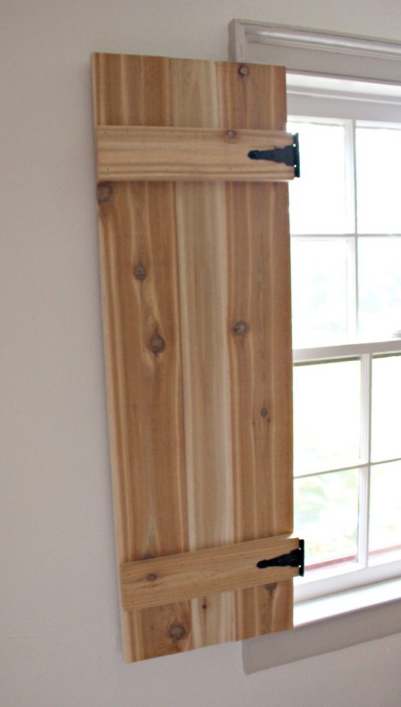 interior cedar shutters left