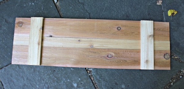 interior cedar shutters step 2 complete