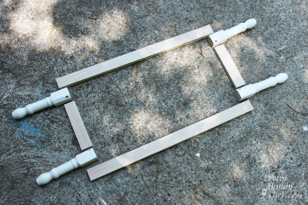 Building a table skirt for a cabinet