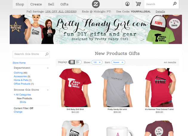 Pretty Handy Girl Gift Shirts and More