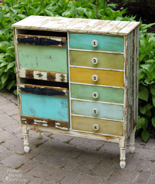 Rustic IKEA Hack Cabinet Transformation | Pretty Handy Girl