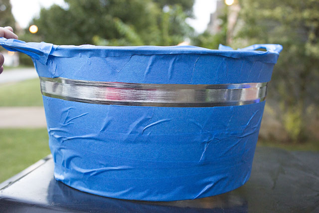 tape off bucket