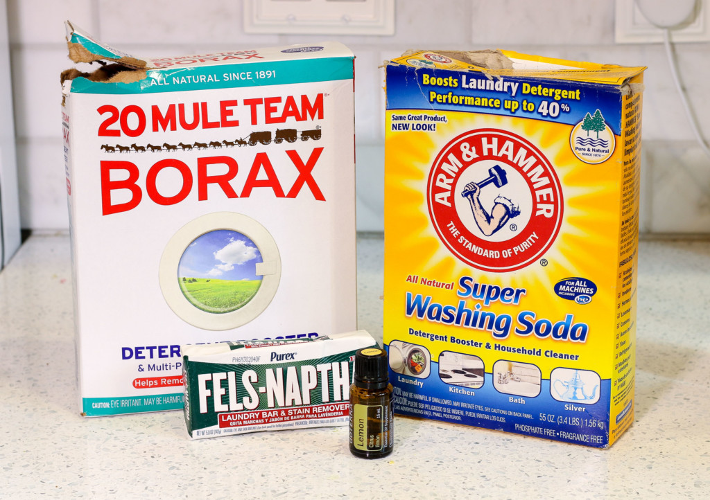 DIY Laundry Detergent Ingredients