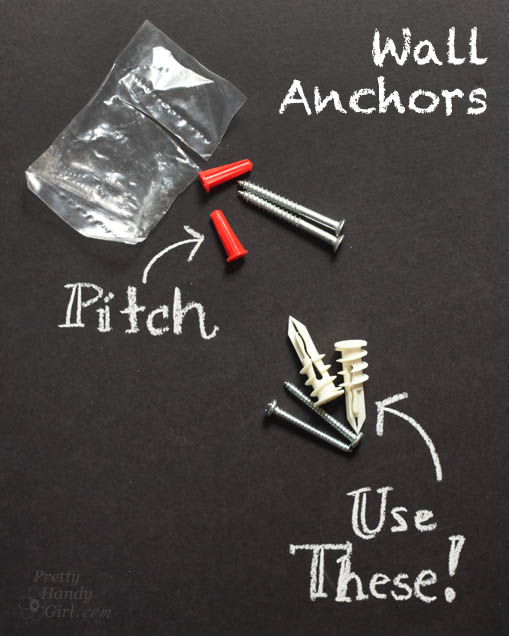Good & Bad Wall Anchors | Pretty Handy Girl