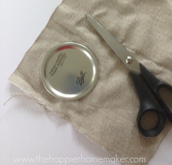 mason jar topper diy