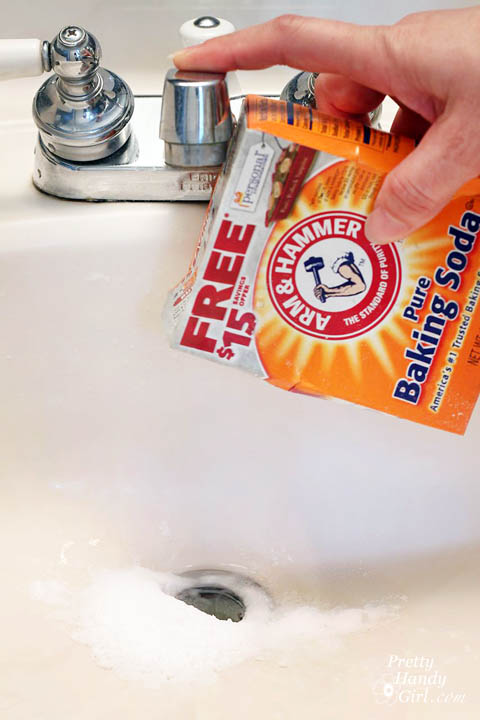 Non-Toxic Drain Opener | Pretty Handy Girl