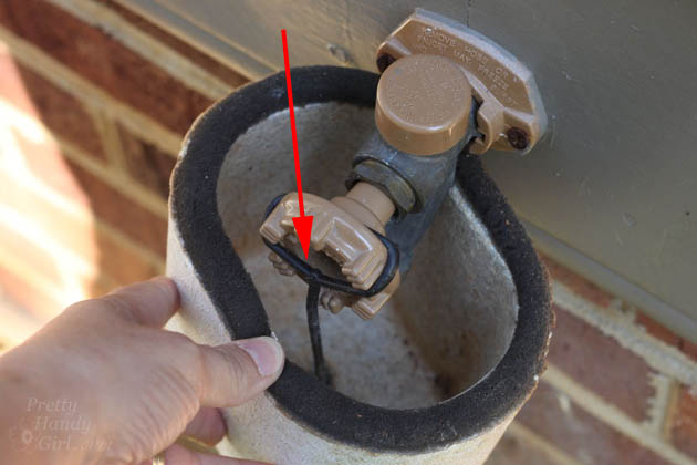 Protect Spigot from Frozen Burst Pipes | Pretty Handy Girl