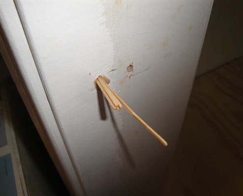 How to Fix Stripped Holes in Wood | Pretty Handy Girl