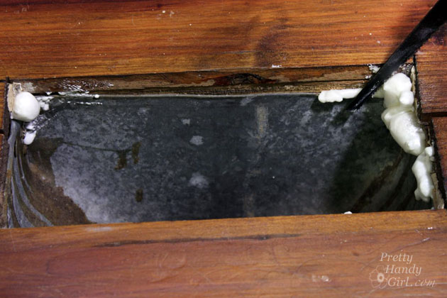 Seal Gaps Around Pipes with GREAT STUFF | Pretty Handy Girl