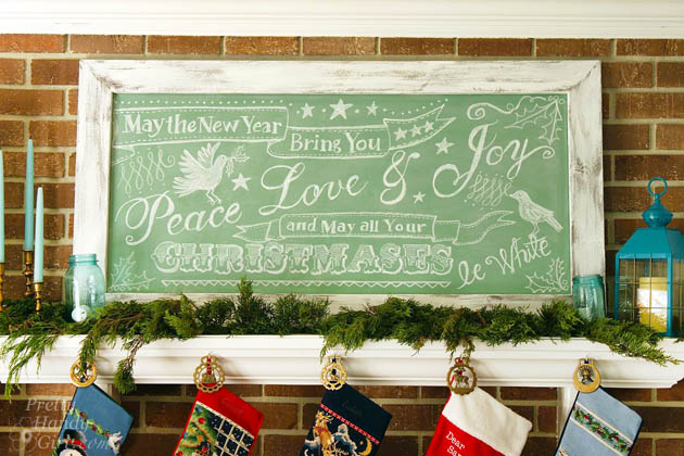 How to build a giant chalkboard