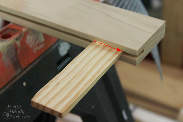 Sport Gear Storage Shelves in a Small Space | Pretty Handy Girl