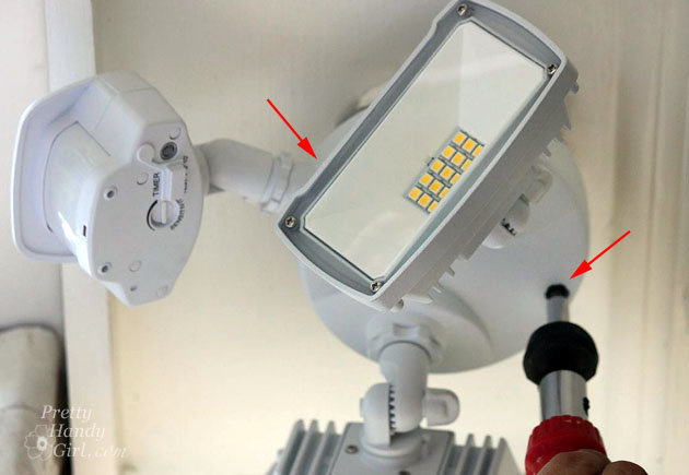 How to Install an Exterior Security Light | Pretty Handy Girl