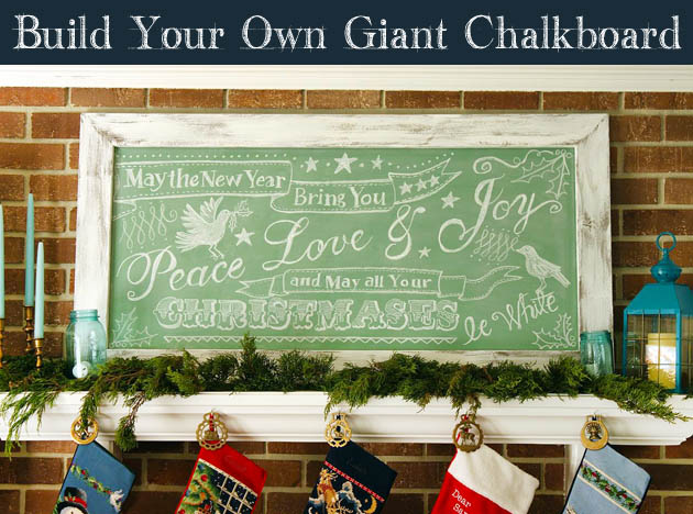 Build Your Own Giant Chalkboard | Pretty Handy Girl