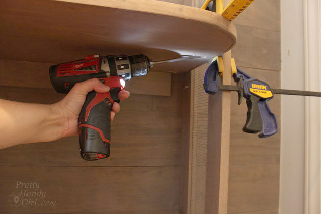 Sport Gear Storage Shelves in a Small Space | Pretty Handy Girl