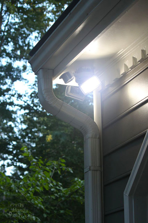 How to Install an Exterior Security Light | Pretty Handy Girl