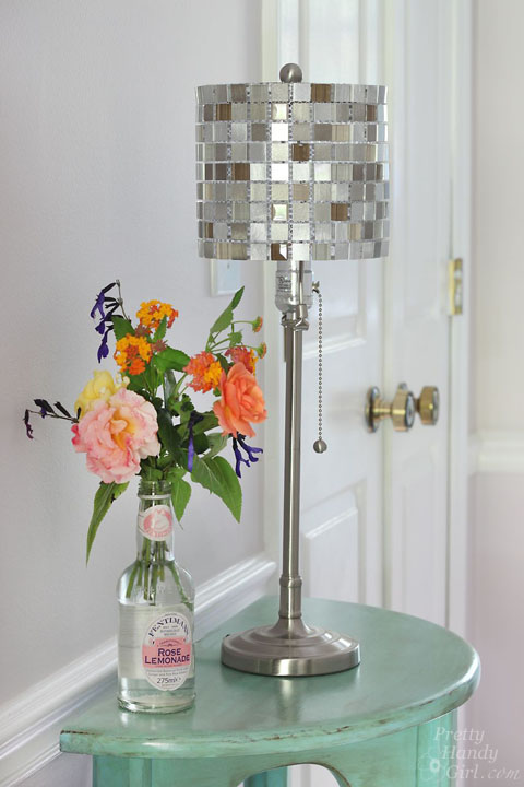 Make Your Own Mosaic Tile Lampshade | Pretty Handy Girl