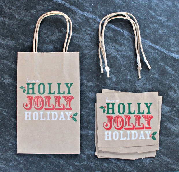 paper bag ornament step 1
