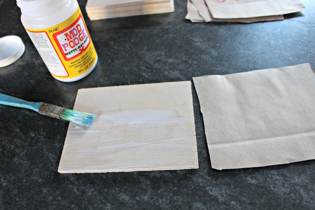 paper bag ornament step 2