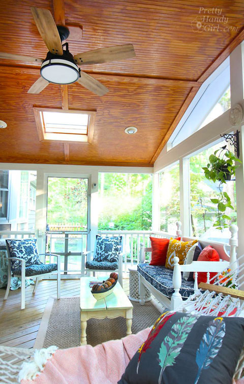 Fall Accessories for the Screen Porch | Pretty Handy Girl
