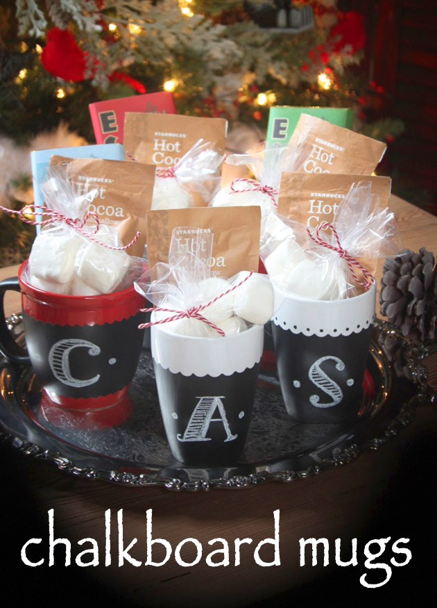 Chalkboard Painted Mugs