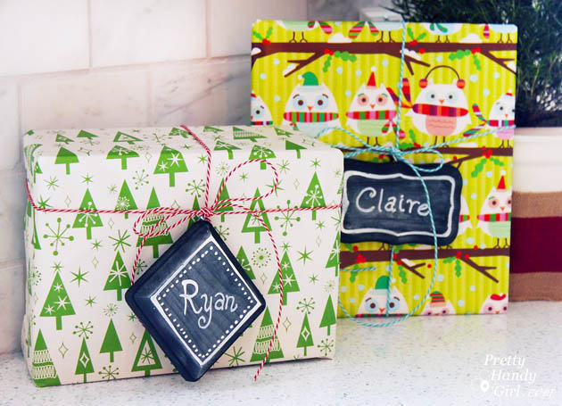 Chalkboard Gift Tags | Pretty Handy Girl