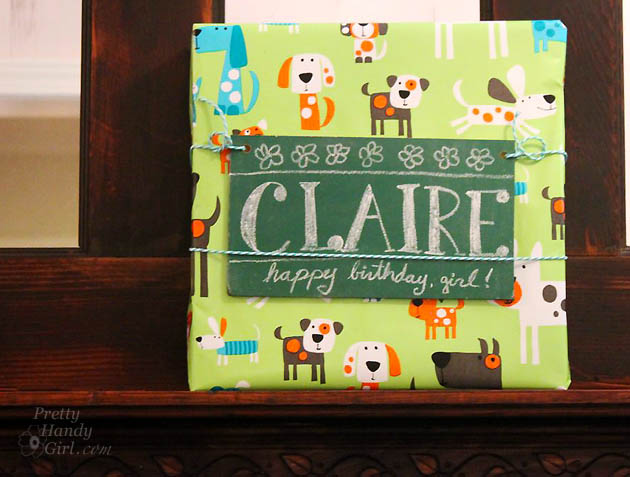 Chalkboard Gift Tags | Pretty Handy Girl