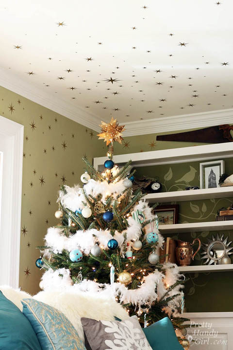Starry Night Christmas Tree | Pretty Handy Girl