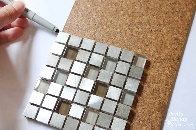Mosaic Tile Coasters | Pretty Handy Girl