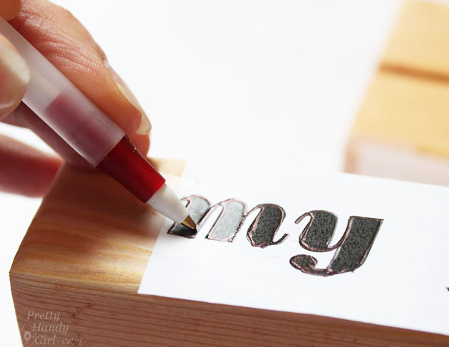 Wood Block Floating Picture Frames | Pretty Handy Girl