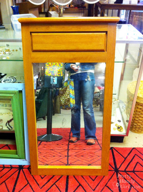 Racing Stripe Mirror Makeover | Pretty Handy Girl