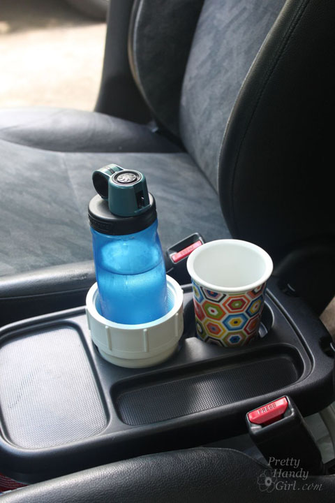 Auto Cup Holder Extender | Pretty Handy Girl