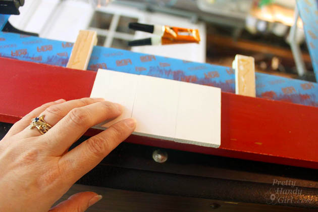 Racing Stripe Mirror Makeover | Pretty Handy Girl