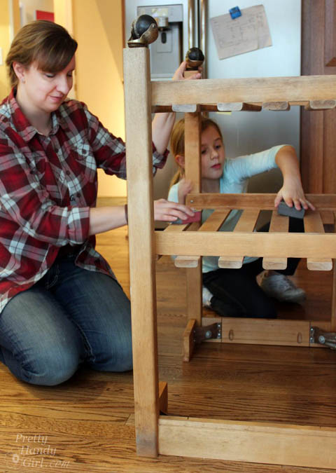 Quick Kitchen Cart Makeover with BB Frösh Chalk Paint Powder