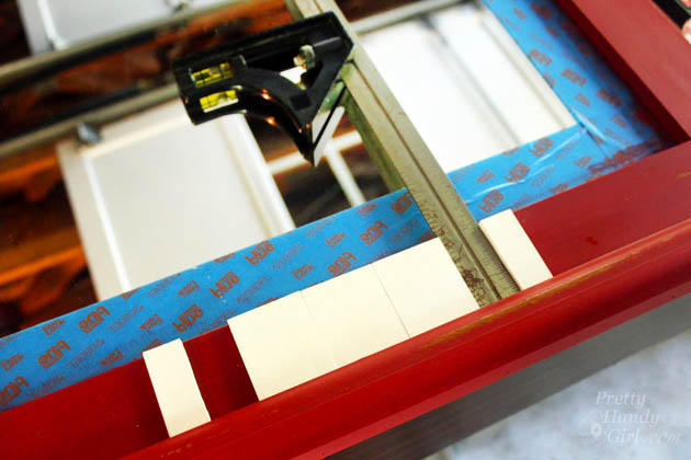 Racing Stripe Mirror Makeover | Pretty Handy Girl
