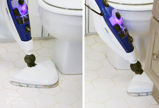 How to Clean a Stinky Bathroom as if a Magazine Photographer was coming | Pretty Handy Girl