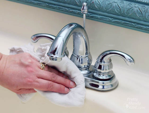 How to Clean a Stinky Bathroom as if a Magazine Photographer was coming | Pretty Handy Girl
