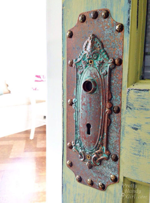 Create Inexpensive Faux Copper Patina