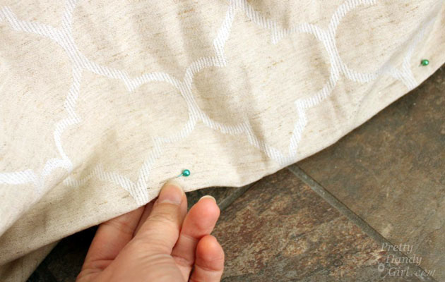Laundry Room Sink Skirt | Pretty Handy Girl