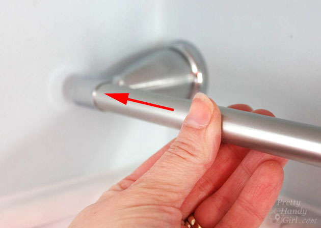 How to Securely Install a Towel Bar | Pretty Handy Girl