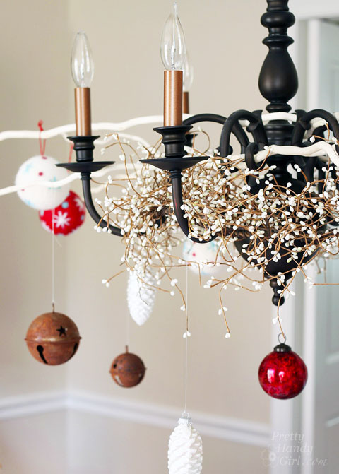 Painted Chandelier Sleeves | Pretty Handy Girl