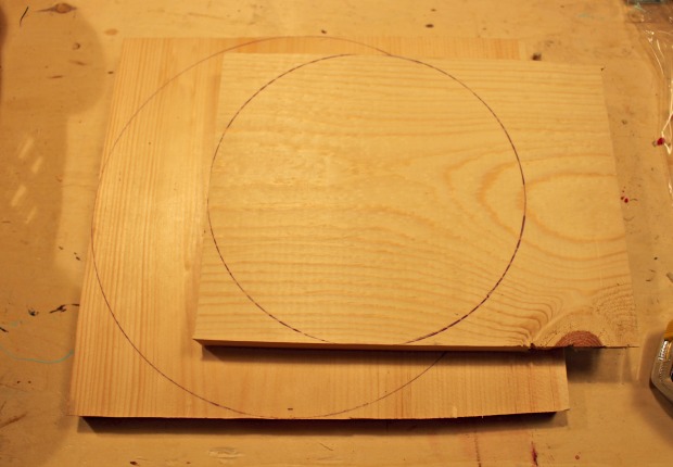 wood cake stand step 2