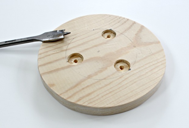 wood cake stand step 3