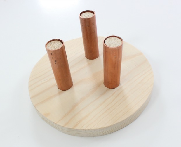 wood cake stand step 5
