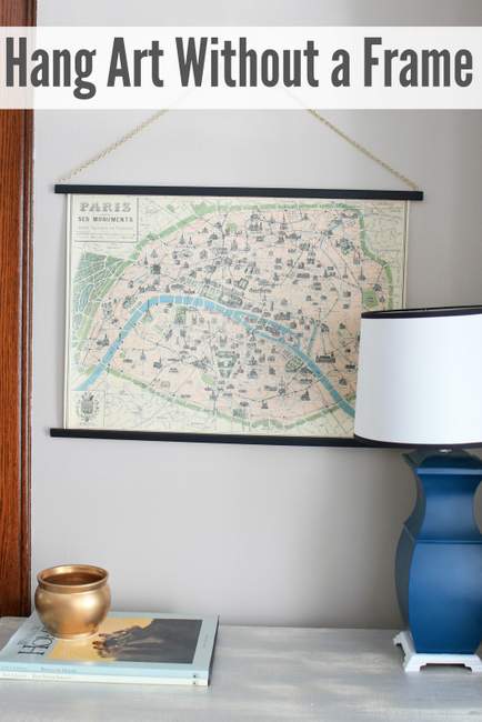 Hang Art Without a Frame
