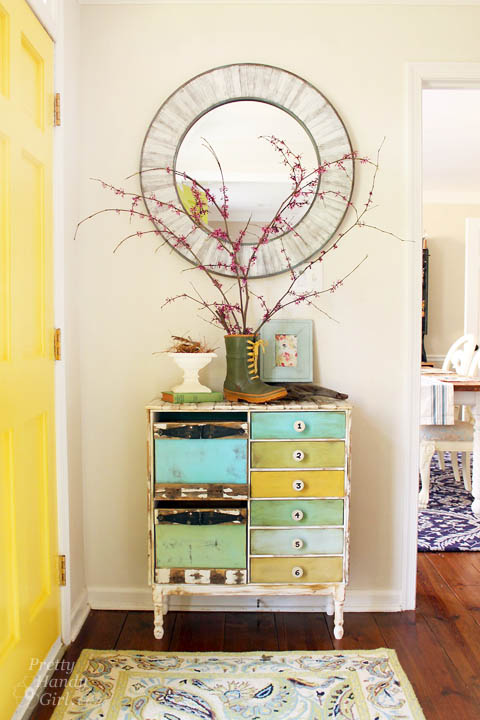 Spring Foyer Vignette | Pretty Handy Girl