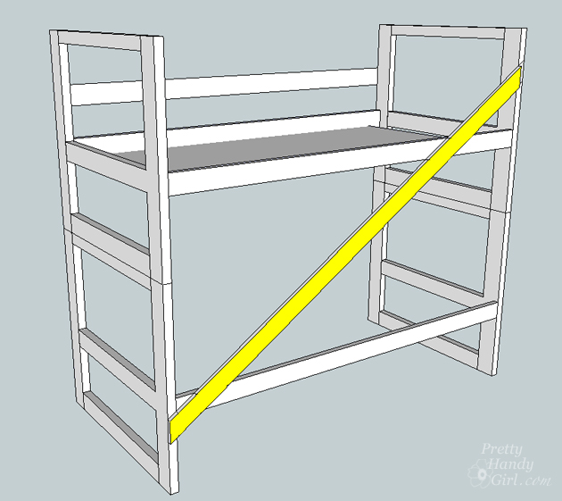 How to Turn a Bunk Bed into a Loft Bed | Pretty Handy Girl